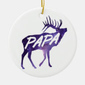 Papa Hert  Keramisch Ornament (Voorkant)
