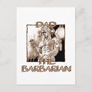 Papa het Barbariaanse Briefkaart