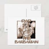Papa het Barbariaanse Briefkaart (Voorkant / Achterkant)