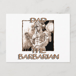 Papa het Barbariaanse Briefkaart