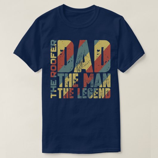 Papa het Man de bode de legende T-shirt (Design voorkant)