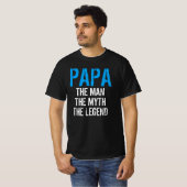 PAPA HET MAN DE MYTH DE LEGEND T-Shirt (Voorkant volledig)
