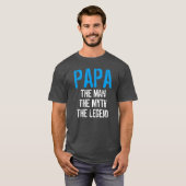 PAPA HET MAN DE MYTH DE LEGEND T-SHIRT (Voorkant volledig)