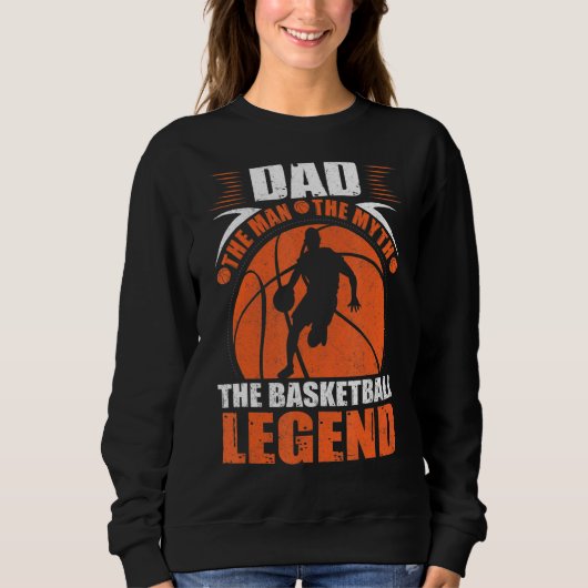 Papa het Man de mythe de Basketball Legend Trui (Voorkant)
