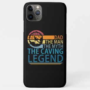 Papa het Man de mythe de Caving Legend Case-Mate iPhone Case