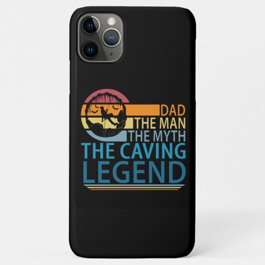 Papa het Man de mythe de Caving Legend Case-Mate iPhone Case (Achterkant)