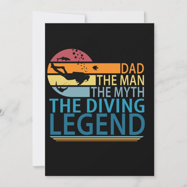 Papa het Man de mythe de duikende legend (Voorkant)