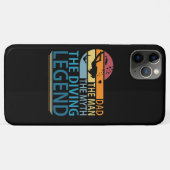 Papa het Man de mythe de duikende legend Case-Mate iPhone Case (Achterkant (horizontaal))