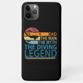 Papa het Man de mythe de duikende legend Case-Mate iPhone Case (Achterkant)