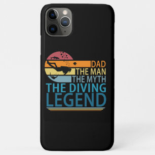 Papa het Man de mythe de duikende legend Case-Mate iPhone Case