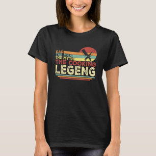 Papa het Man de mythe de kookende kapper T-shirt