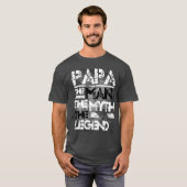 Papa het Man de mythe de legendarische grunge T-shirt (Voorkant volledig)