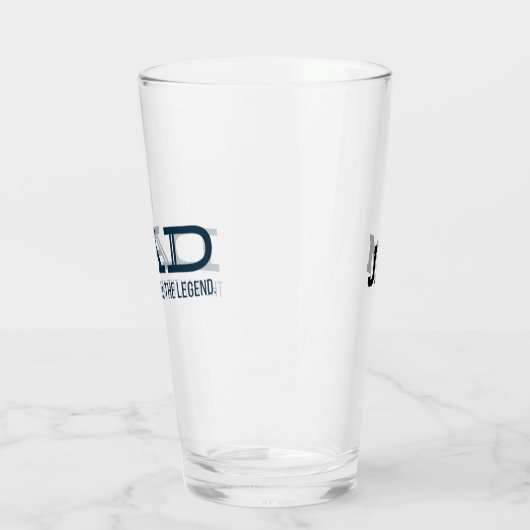 Papa het Man de mythe de legendarische monogram Glas (Links)