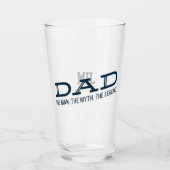 Papa het Man de mythe de legendarische monogram Glas (Voorkant)