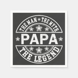 Papa het Man de mythe de legendarische vaderdag Servet