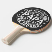 Papa het Man de mythe de legendarische vaderdag Tafeltennisbatje (Voorkant Gekanteld)