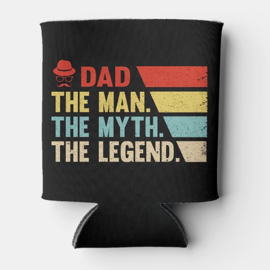 Papa. Het Man, de mythe, de legende. Blikjeskoeler (Voorkant)