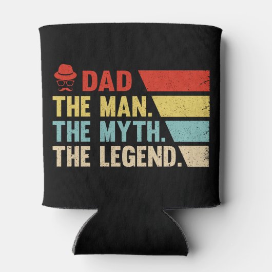 Papa. Het Man, de mythe, de legende. Blikjeskoeler (Achterkant)