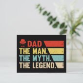 Papa. Het Man, de mythe, de legende. Briefkaart (Staand voorkant)