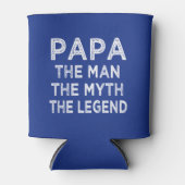 Papa het Man de mythe de legende grappige koelbox Blikjeskoeler (Voorkant)