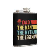 Papa. Het Man, de mythe, de legende. Heupfles (Rechts)