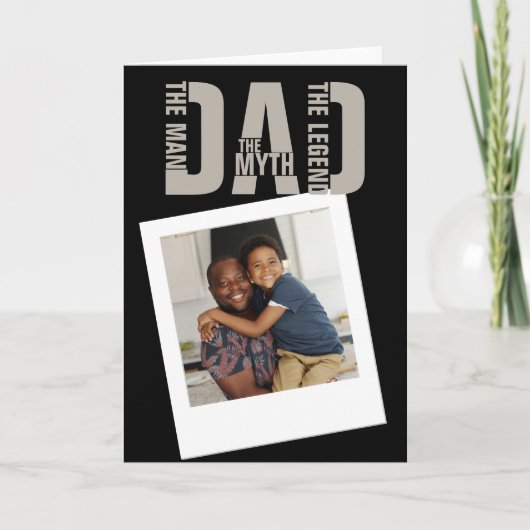 Papa het Man de mythe de legende Kaart (Voorkant)
