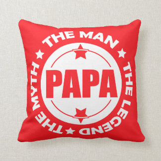 Papa. Het Man. De mythe. De Legende. Kussen