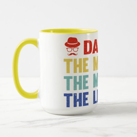 Papa. Het Man, de mythe, de legende. Mok (Links)