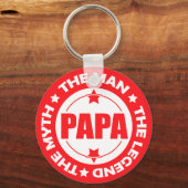 Papa. Het Man. De mythe. De Legende. Sleutelhanger (Voorkant)