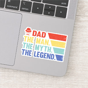 Papa. Het Man, de mythe, de legende. Sticker