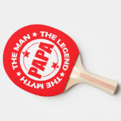 Papa. Het Man. De mythe. De Legende. Tafeltennisbatje (Zijkant)