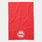 Papa. Het Man. De mythe. De Legende. Theedoek (Verticaal)