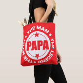 Papa. Het Man. De mythe. De Legende. Tote Bag (Dichtbij)