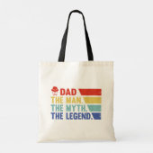 Papa. Het Man, de mythe, de legende. Tote Bag (Achterkant)