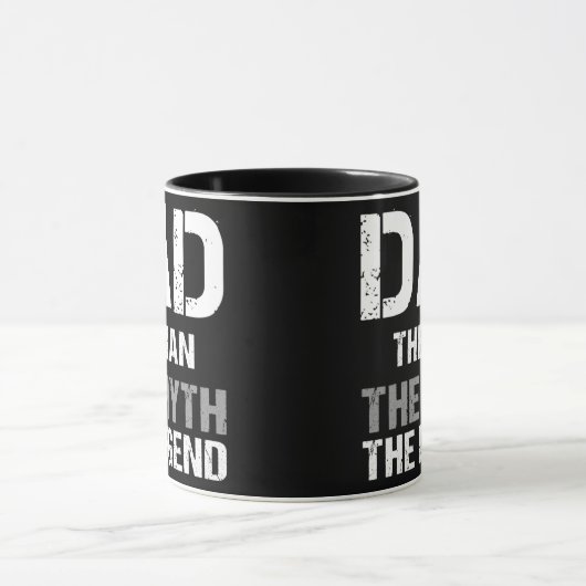 Papa Het Man De mythe De Legende Vader Dag Mok (Midden)