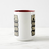 Papa Het Man De mythe De legende Vaderdag mok (Midden)