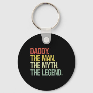 Papa het Man de mythe de legende vaders cadeau Sleutelhanger