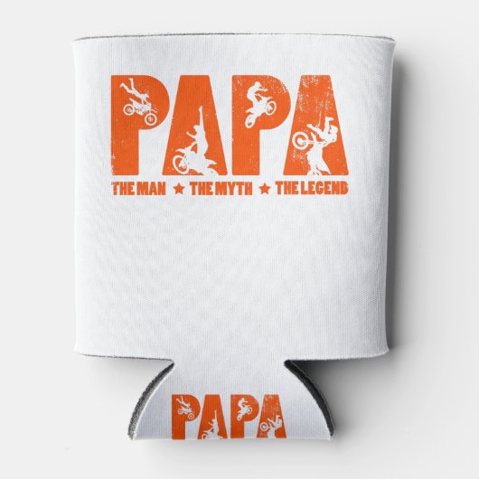 Papa Het Man De mythe De motorcross legende Blikjeskoeler (Voorkant)