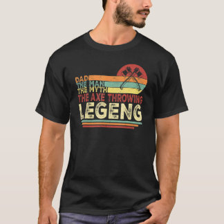 Papa het Man de mythe de saaie dragende legende. T-shirt