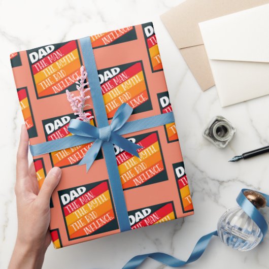 Papa het Man, de mythe, de slechte invloed Cadeaupapier (Geschenken)