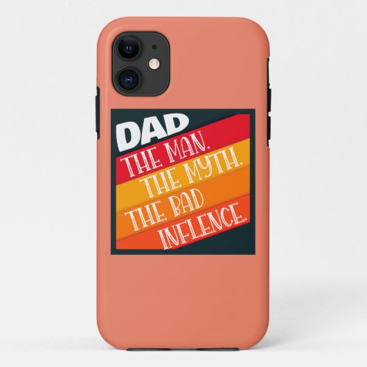 Papa het Man, de mythe, de slechte invloed Case-Mate iPhone Case (Achterkant)