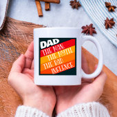 Papa het Man, de mythe, de slechte invloed Koffiemok