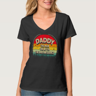 Papa Het Man De mythe De slechte invloed Mannen pa T-shirt