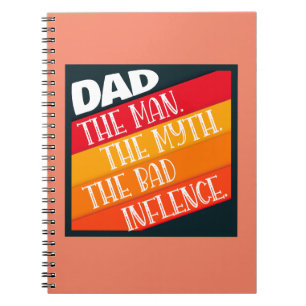 Papa het Man, de mythe, de slechte invloed Notitieboek