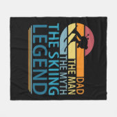 Papa het Man de mythe de slingerende legend Fleece Deken (Voorkant (Horizontaal))