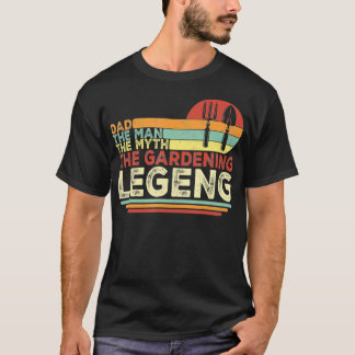 Papa het Man de mythe de tuingleggende grappny G T-shirt