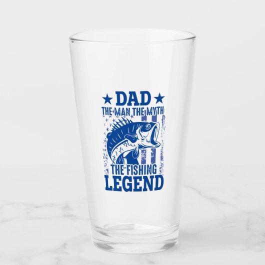 Papa - het Man, de mythe, de Vissende leger Glas (Voorkant)