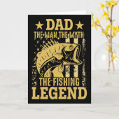 Papa - het Man, de mythe, de Vissende leger Kaart (Gele Bloem)