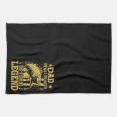 Papa - het Man, de mythe, de Vissende leger Theedoek (Horizontaal)