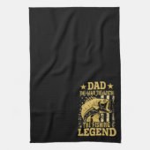 Papa - het Man, de mythe, de Vissende leger Theedoek (Verticaal)